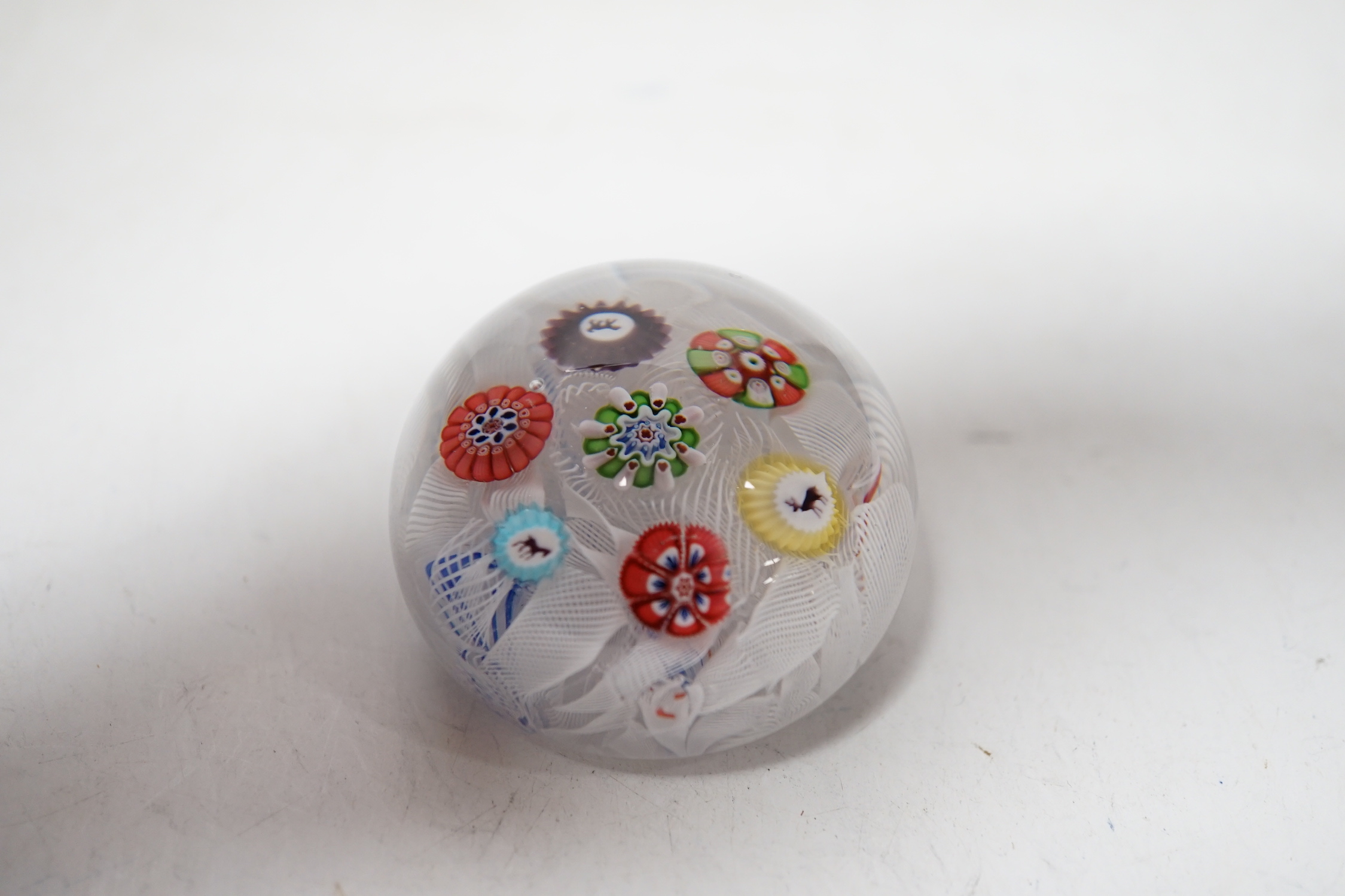A Baccarat scattered cane paperweight, 4.5cm in diameter